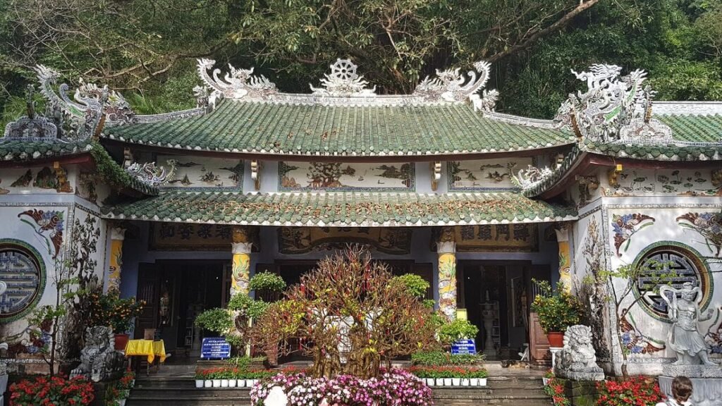 Temple facade in Da Nang