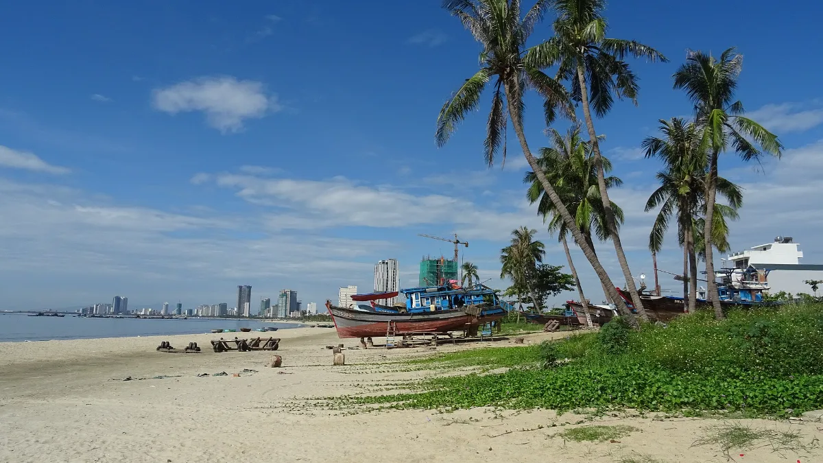 My Khe beach in front of Wyndham Soleil Da Nang